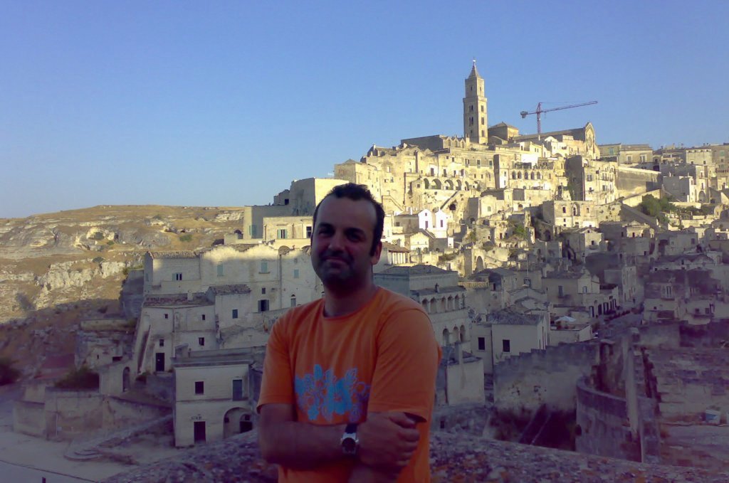 Sunset on Matera